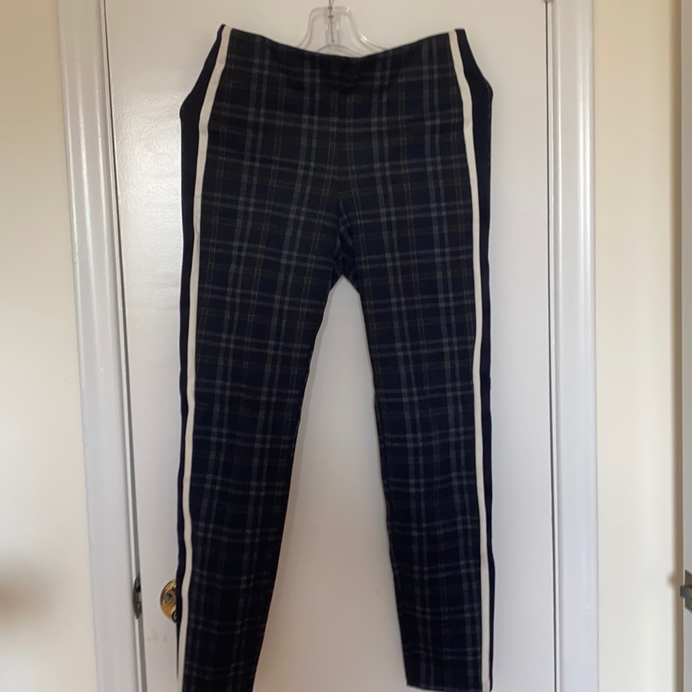 Zara plaid stretchy pants